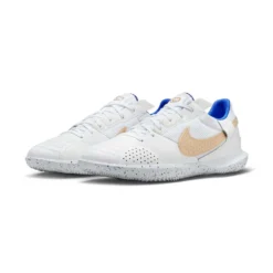 Unisex Nike Streetgato IC Soccer Shoes- White/Metallic Gold/Hyper Royal - Regular (D) -Soccer Shoes Shop AURORA DC8466 174 PHCFH001 2000