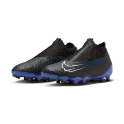 Nike Phantom GX Academy Dynamic Fit MG Soccer Cleat - Black/Chrome-Hyper Royal- Regular (D) -Soccer Shoes Shop AURORA DD9472 040 PHCFH001 2000