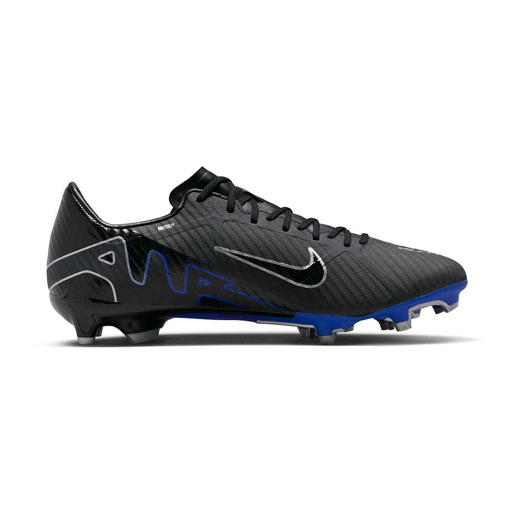 Nike Zoom Mercurial Vapor 15 Academy MG Soccer Cleat - Black/Chrome-Hyper Royal- Regular (D) 1 Nike Zoom Mercurial Vapor 15 Academy MG Soccer Cleat - Black/Chrome-Hyper Royal- Regular (D)