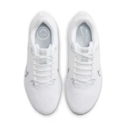 Nike Women's Air Zoom Pegasus 40 Running Shoe- White/Metallic Silver/Pure Platinum- Regular (B) -Soccer Shoes Shop AURORA DV3854 101 PHCTH001 2000