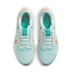 Women's Nike Air Zoom Pegasus 40 Running Shoe - Jade Ice/Picante Red-White-Sea Glass- Regular (B) -Soccer Shoes Shop AURORA DV3854 300 PHCTH001 2000