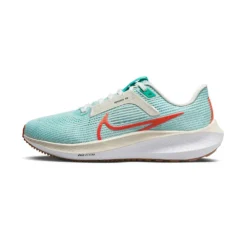 Women's Nike Air Zoom Pegasus 40 Running Shoe - Jade Ice/Picante Red-White-Sea Glass- Regular (B) -Soccer Shoes Shop AURORA DV3854 300 PHSLH000 2000