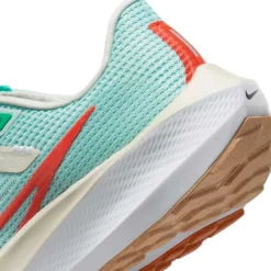 Women's Nike Air Zoom Pegasus 40 Running Shoe - Jade Ice/Picante Red-White-Sea Glass- Regular (B) -Soccer Shoes Shop AURORA DV3854 300 PHSYD002 2000