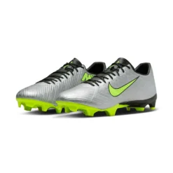 Unisex Nike Zoom Mercurial Vapor 15 Academy XXV MG Soccer Cleats - Metallic Silver/Volt - Regular (D) -Soccer Shoes Shop AURORA FB8399 060 PHCFH001 2000