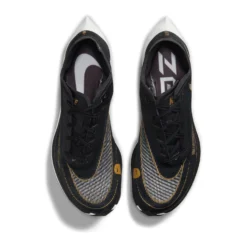 Nike Women's ZoomX Vaporfly Next % 2 Racing Shoe - Black/White/Metallic Gold Coin - Regular (B) -Soccer Shoes Shop CU4123 001 PHCTH001 1500