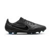 Unisex Nike Tiempo Legend 9 Elite FG Soccer Shoe- Black/Dk Smoke Grey/Summit White