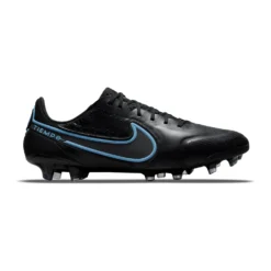 Soccer Shoes Shop 32 Nike Unisex Tiempo Legend 9 Elite FG Soccer Shoe - Black/Iron Grey