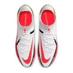 Nike Unisex Phantom GT2 Elite Dynamic Fit FG Soccer Shoes - White/Bright Crimson/Volt - Regular (D) -Soccer Shoes Shop CZ9889 167 PHCTH001 2000