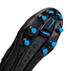 Unisex Nike Tiempo Legend 9 Pro FG Soccer Shoe - Black/Dk Smoke Grey -Soccer Shoes Shop DA1175 001 PHSUD001