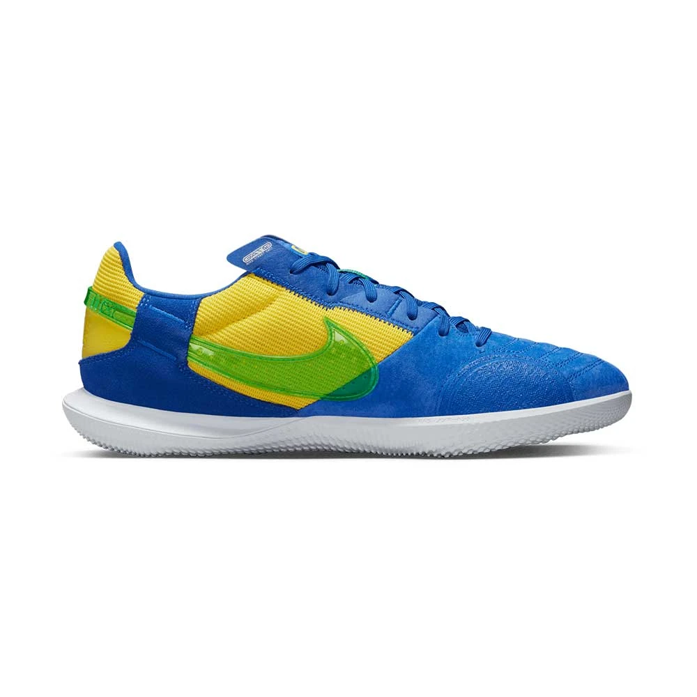 Unisex Nike Streetgato IC Soccer Shoe - Game Royal/Stadium Green/Yellow Strike 1 Unisex Nike Streetgato IC Soccer Shoe - Game Royal/Stadium Green/Yellow Strike