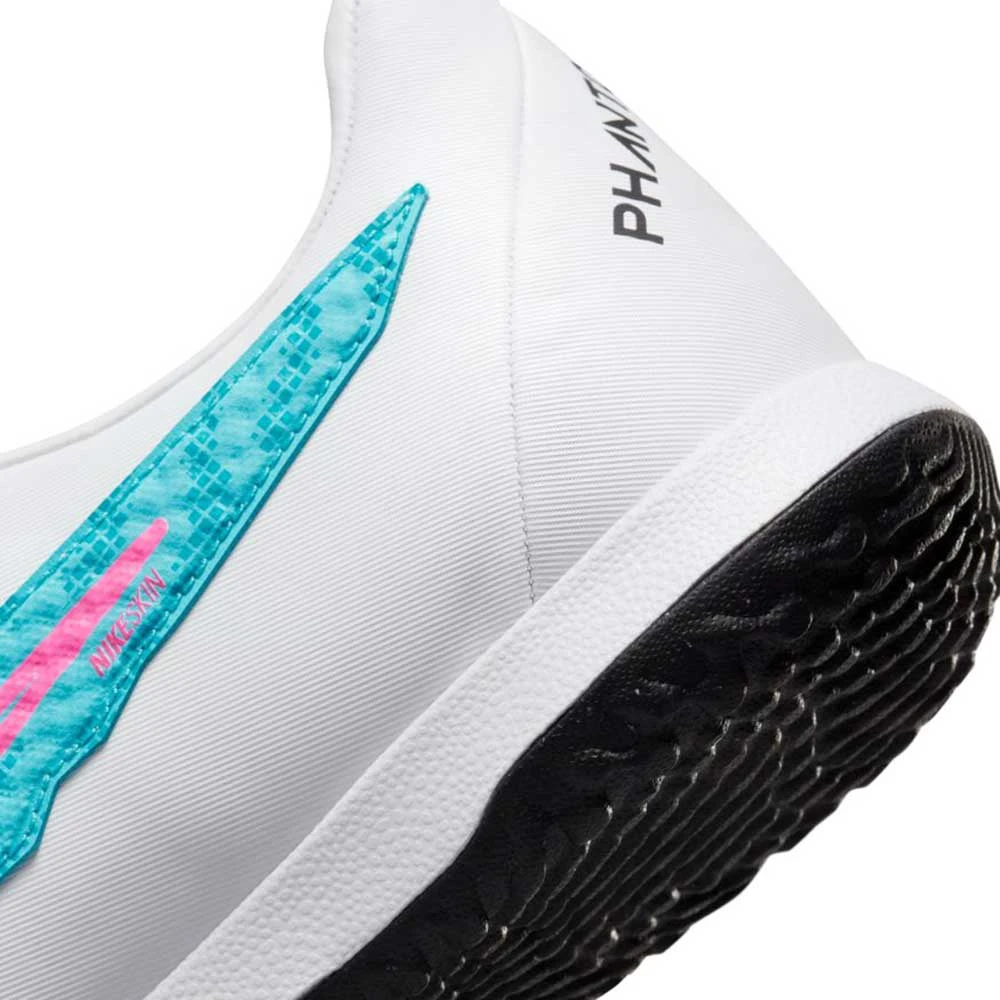Nike Unisex Phantom GX Academy IC/Court Soccer Shoe - Baltic Blue/Pink Blast/White - Regular (D) 8 Nike Unisex Phantom GX Academy IC/Court Soccer Shoe - Baltic Blue/Pink Blast/White - Regular (D) - Image 8