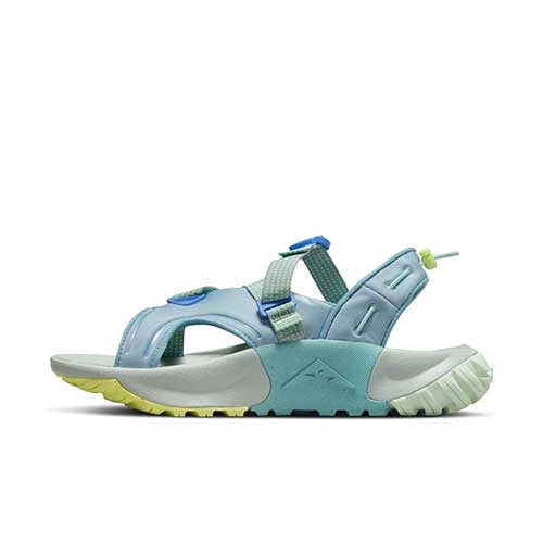 Nike Women's Oneonta Sandals - Worn Blue/Night Forest 2 Nike Women's Oneonta Sandals - Worn Blue/Night Forest - Image 2