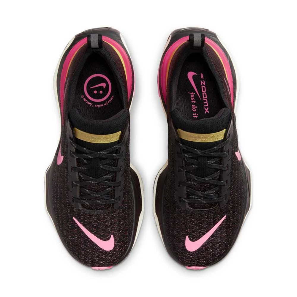 Nike Women's ZoomX Invincible Run Flyknit 3 Running Shoe - Earth/Pink Spell/Black - Regular (B) 5 Nike Women's ZoomX Invincible Run Flyknit 3 Running Shoe - Earth/Pink Spell/Black - Regular (B) - Image 5