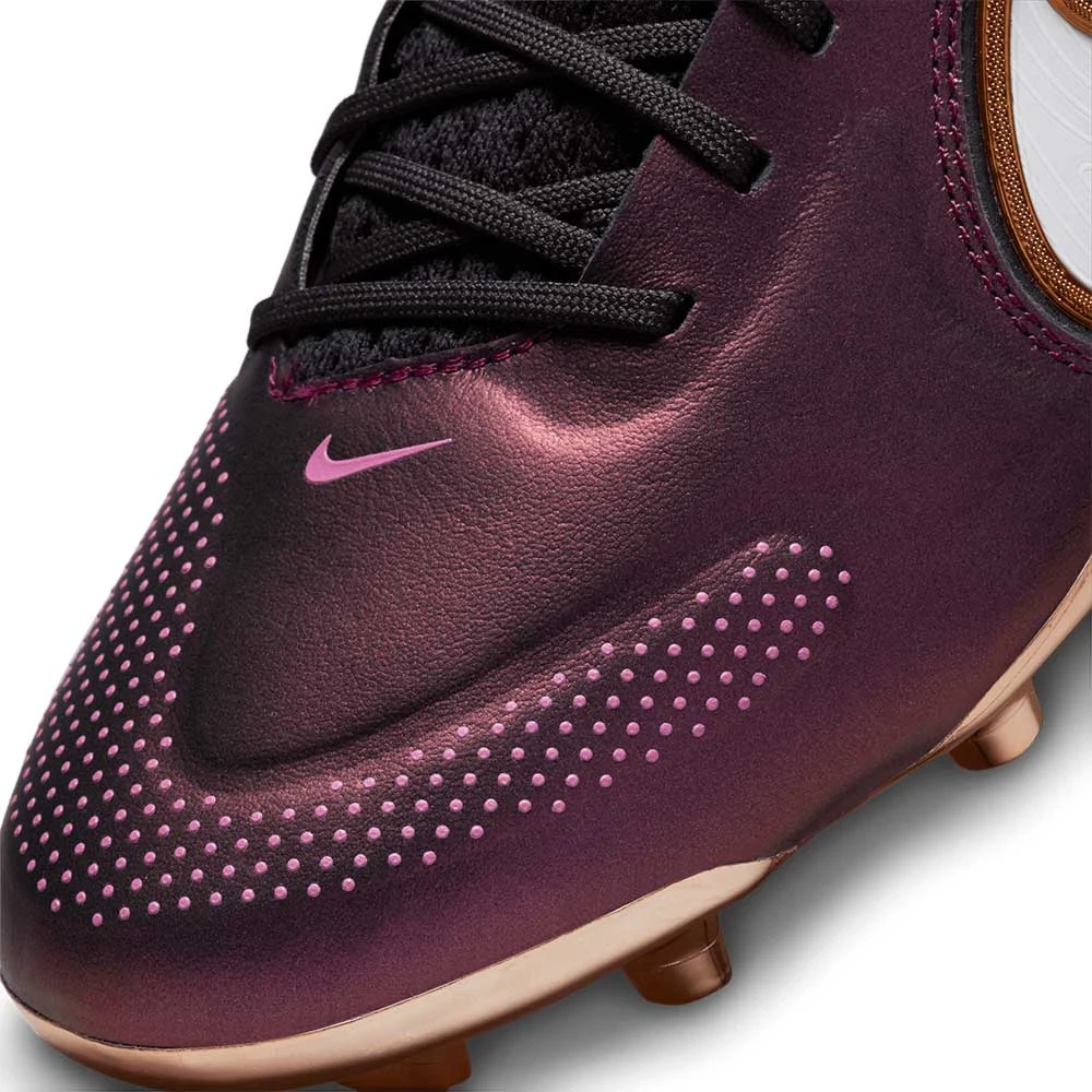 Nike Unisex Legend 9 Elite FG Soccer Cleats - Space Purple/White - Regular (D) 4 Nike Unisex Legend 9 Elite FG Soccer Cleats - Space Purple/White - Regular (D) - Image 4