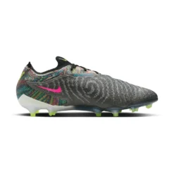 Soccer Shoes Shop 30 Nike Unisex Phantom GX Elite Fusion FG Footwear - Black/Volt/White - Regular (D)