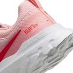 Nike Women's React Infinity React 3 Running Shoe-Medium Soft Pink/White/Summit White/Light Crimson- Regular (B) -Soccer Shoes Shop DZ3016 600 PHSYD002