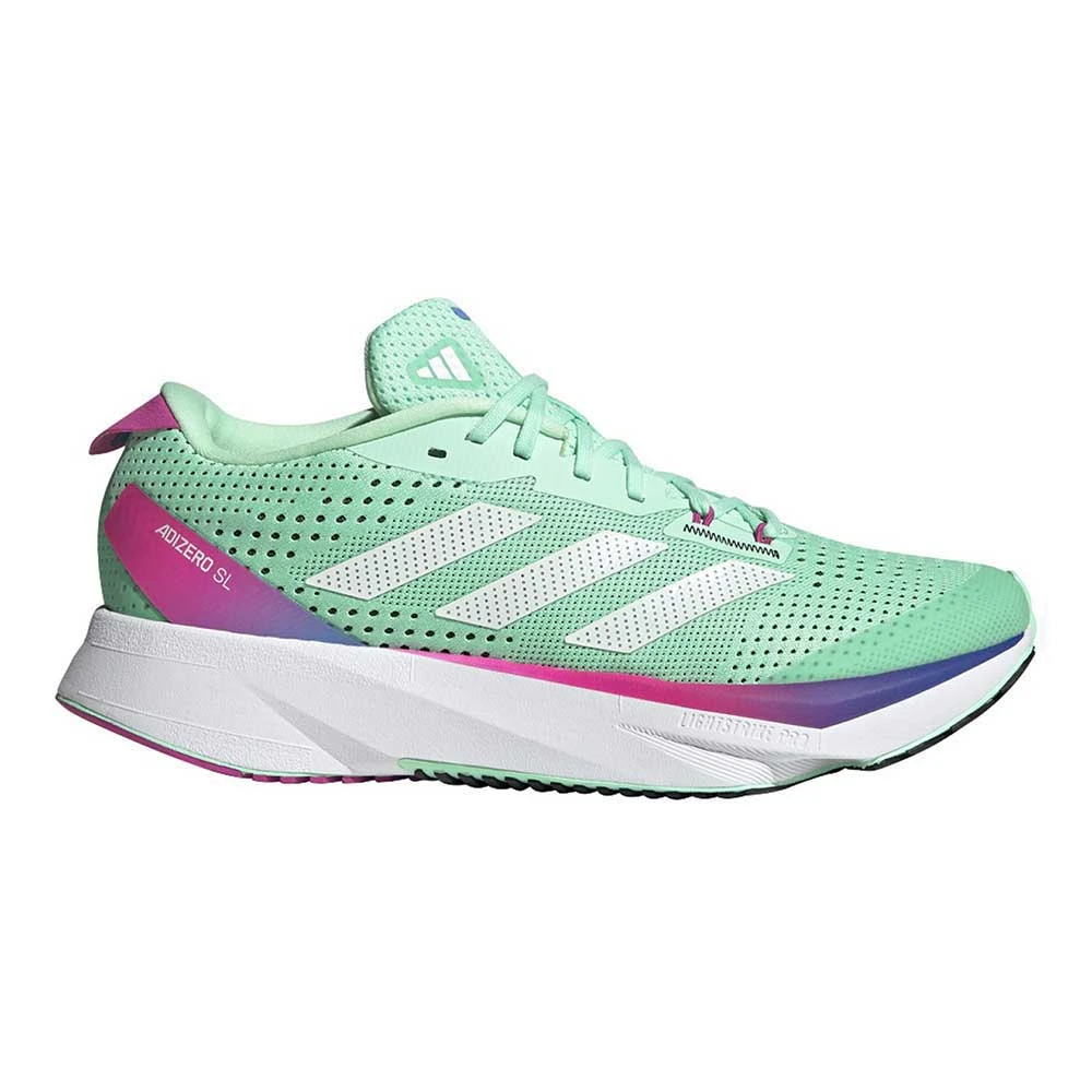 ADIDAS Women's AdiZERO SL Running Shoe - Pulse Mint/Zero Met./Lucid Fuchsia - Regular (B) 1 ADIDAS Women's AdiZERO SL Running Shoe - Pulse Mint/Zero Met./Lucid Fuchsia - Regular (B)