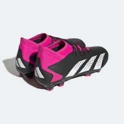 ADIDAS Unisex Predator Accuracy .3 FG Soccer Shoe - Core Black/Ftwr White/Team Shock Pink 2 - Regular (D) -Soccer Shoes Shop GW4589 back