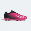 ADIDAS Unisex X Speedportal.3 LL FG Soccer Shoe - Team Shock Pink 2/Zero Metalic/Core Black - Regular (D)