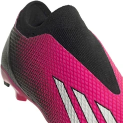 ADIDAS Unisex X Speedportal.3 LL FG Soccer Shoe - Team Shock Pink 2/Zero Metalic/Core Black - Regular (D) -Soccer Shoes Shop GZ5065 03