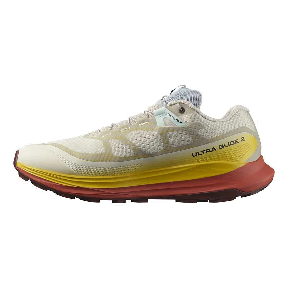Salomon Women's Ultra Glide 2 Trail Shoe - Rainy Day/Freesia/Hot Sauce - Regular (B) 3 Salomon Women's Ultra Glide 2 Trail Shoe - Rainy Day/Freesia/Hot Sauce - Regular (B) - Image 3