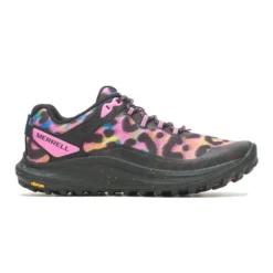 Merrell Women's Antora 3 Trail Running Shoe - Rainbow Leopard - Regular (B)