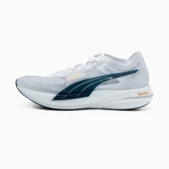Women's Deviate Nitro Elite Racer X TRACKSMITH - Puma White-Peacoat-Puma Team Gold- Regular (B)