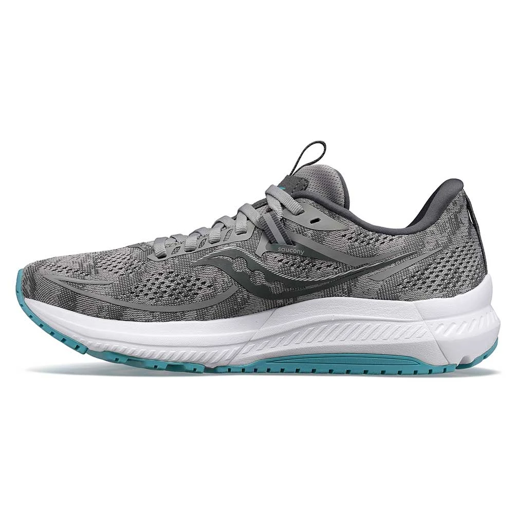 Saucony Women's Omni 21 Running Shoe- Alloy/Rainfall- Regular (B) 3 Saucony Women's Omni 21 Running Shoe- Alloy/Rainfall- Regular (B) - Image 3