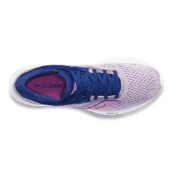 Saucony Women's Ride 16 Running Shoe - Mauve/Indigo - Regular (B) -Soccer Shoes Shop S10830 30 3
