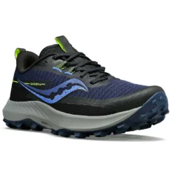 Saucony Women's Peregrine 13 Trail Running Shoe - Night/Fossil - Regular (B) -Soccer Shoes Shop S10838 15 5