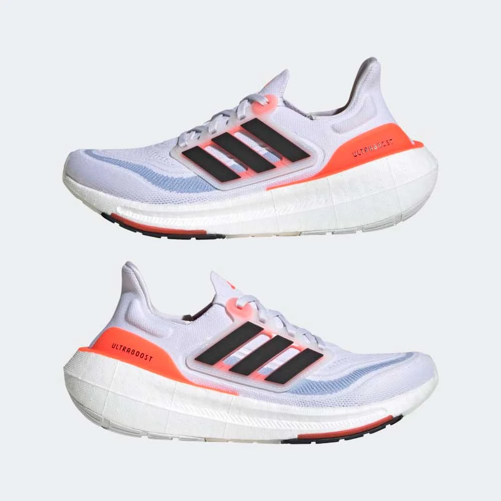 ADIDAS Women's Ultraboost Light Running Shoe- Ftwr White/Core Black/Solar Red- Regular (B) 4 ADIDAS Women's Ultraboost Light Running Shoe- Ftwr White/Core Black/Solar Red- Regular (B) - Image 4
