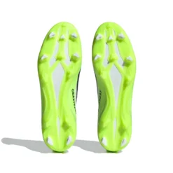 ADIDAS Unisex X Crazyfast .3 FG Cleats- Cloud White / Core Black / Lucid Lemon- Regular (D) -Soccer Shoes Shop X Crazyfast.3 Firm Ground Cleats White HQ4534 03 standard
