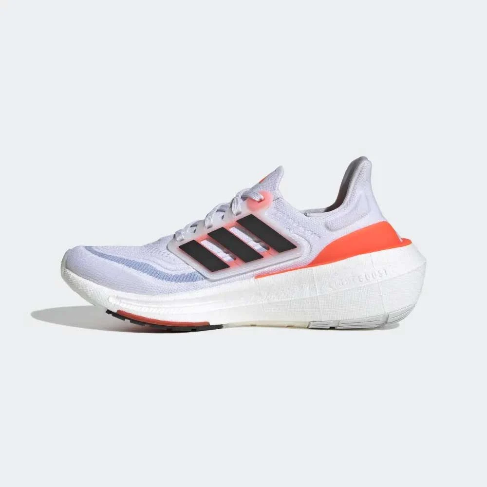 ADIDAS Women's Ultraboost Light Running Shoe- Ftwr White/Core Black/Solar Red- Regular (B) 3 ADIDAS Women's Ultraboost Light Running Shoe- Ftwr White/Core Black/Solar Red- Regular (B) - Image 3