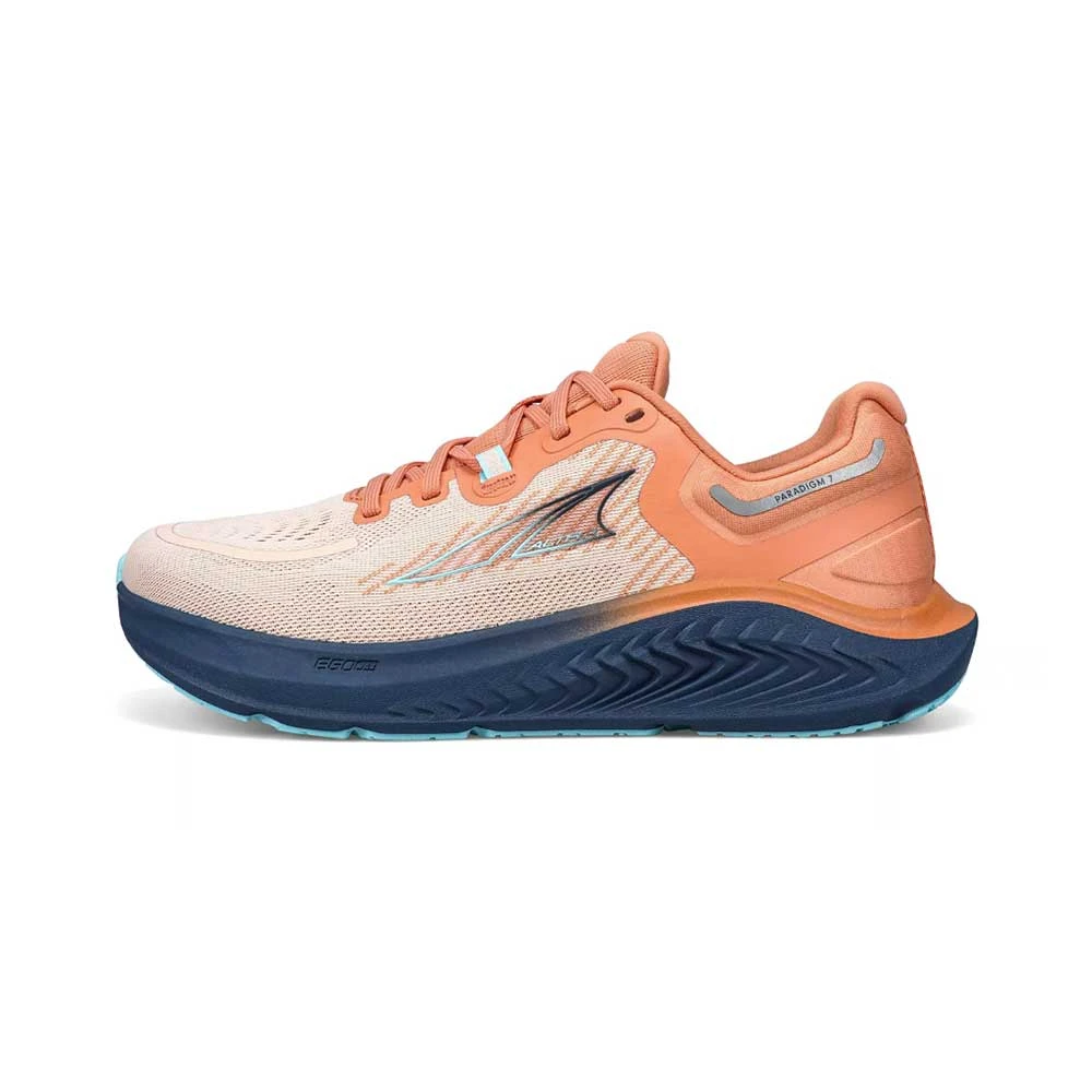 Altra Women's Paradigm 7 Running Shoe- Navy/Coral - Regular (B) 3 Altra Women's Paradigm 7 Running Shoe- Navy/Coral - Regular (B) - Image 3