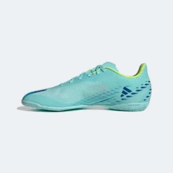 Unisex Adidas X Speedportal .4 IC Soccer Shoe - Clear Aqua/Powder Blue/Solar Yellow- Regular (D) -Soccer Shoes Shop gw8502 smc ecom